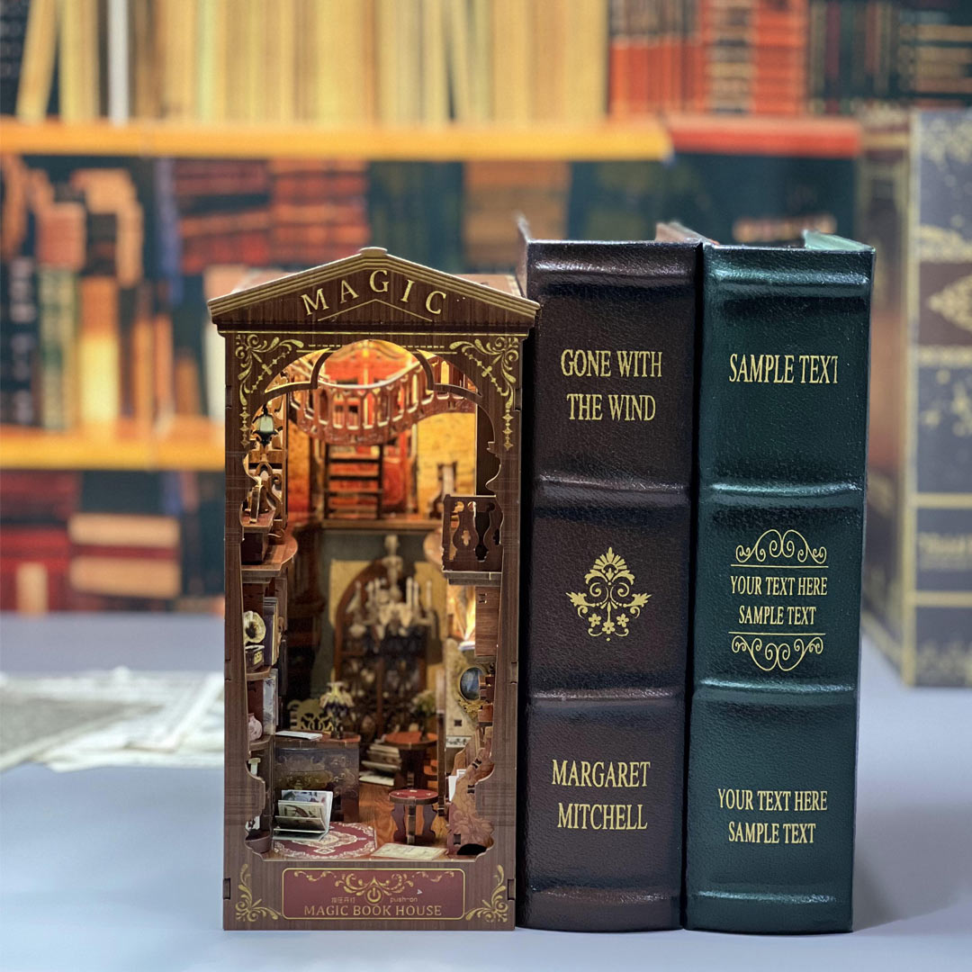 Mini Book House Magic Book House DIY Book Nook Kit – Creativecra