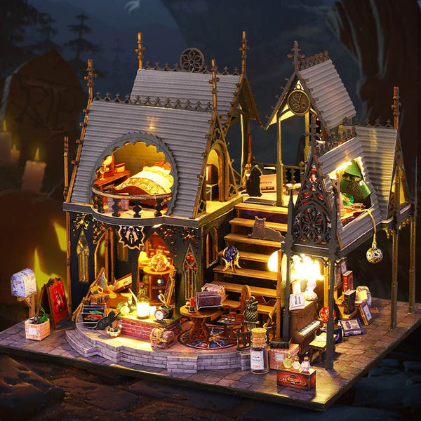 Luna Magic House DIY Miniature Dollhouse Kit