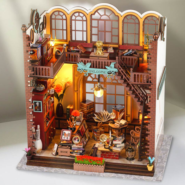 DIY Dollhouse Kit Magic Book House
